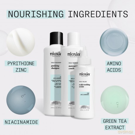 Nioxin Scalp Recovery Anti-Dandruff Care Set dla kobiety