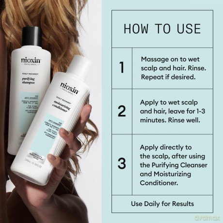 Nioxin Scalp Recovery Anti-Dandruff Care Set dla kobiety