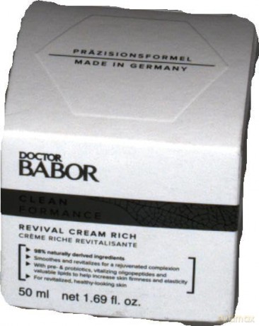 Babor Nourishing skin cream Cleanformance (Revival Cream Rich) 50 ml dla kobiety