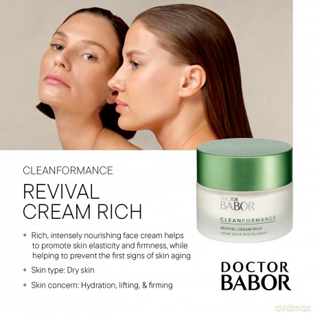 Babor Nourishing skin cream Cleanformance (Revival Cream Rich) 50 ml dla kobiety
