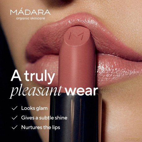MÁDARA Satin Shine Lipstick Dazzle Nights (Satin Shine Lipstick) 3.8 g - Shade: Flattery dla kobiety