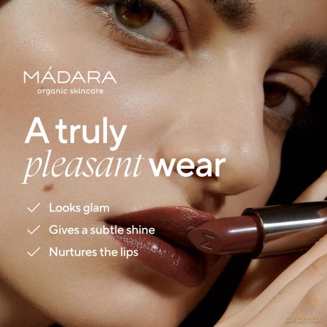 MÁDARA Satin Shine Lipstick Dazzle Nights (Satin Shine Lipstick) 3.8 g - Shade: Dominance dla kobiety