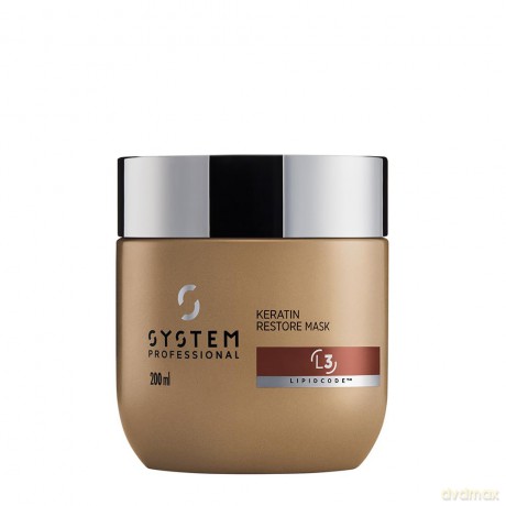 System Professional Restoring mask with keratin LuxeOil Keratin (Restore Mask) - Volume: 200 ml dla kobiety