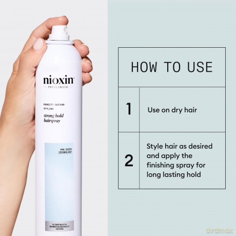 Nioxin Hairspray with strong hold (Strong Hold Hairspray) 300 ml dla kobiety
