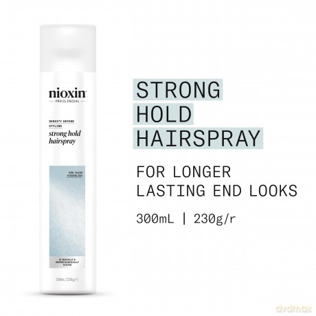 Nioxin Hairspray with strong hold (Strong Hold Hairspray) 300 ml dla kobiety