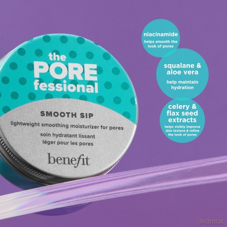 Benefit Moisturizing skin cream The Porefessional Smooth Sip (Lightweight Smoothing Moisturizer) 20 ml dla kobiety