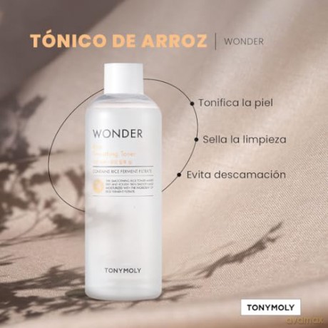 Tony Moly Smoothing skin tonic Wonder Rice (Smoothing Toner) - Volume: 500 ml dla kobiety