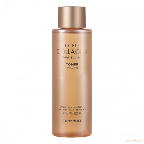 Tony Moly Hydrating skin tonic Triple Collagen Total Tension (Toner) 200 ml dla kobiety