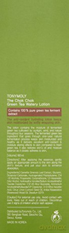 Tony Moly Hydrating lotion The Chok Chok Green Tea (Watery Lotion) 160 ml dla kobiety