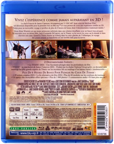 Titanic 3D [2xBlu-ray 3D]+[2xBlu-Ray]