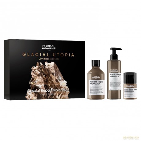 L´Oréal Professionnel Absolut Repair Molecular Trio care gift set for damaged hair dla kobiety