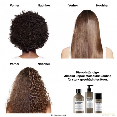 L´Oréal Professionnel Absolut Repair Molecular Trio care gift set for damaged hair dla kobiety