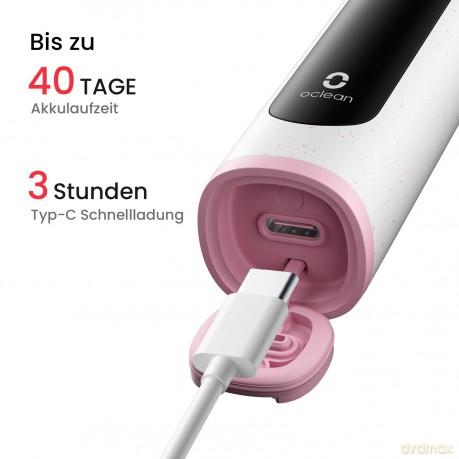 Oclean Sonic brush grey-pink X Lite Grey unisex