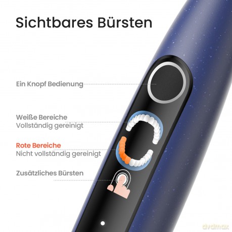 Oclean Sonic toothbrush dark blue X Lite Dark Blue unisex