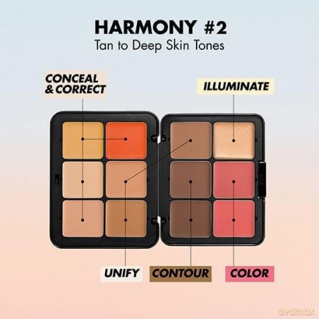 Make Up For Ever Face palette HD Skin (All-in-One Palette) 26.5 g - Shade: H2 Harmony dla kobiety