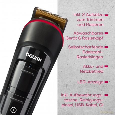 Beurer Beard trimmer MN4X dla mężczyzny