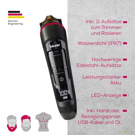 Beurer Hair clipper Multigroomer MN9X dla mężczyzny