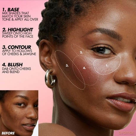Make Up For Ever Face palette HD Skin (Face Essentials Palette) 27 g - Shade: H3 Tan to Deep dla kobiety