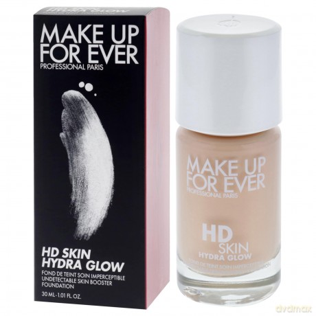 Make Up For Ever Hydrating and brightening make-up HD Skin Hydra Glow (Skin Booster Foundation) 30 ml - Shade: 1R02 dla kobiety
