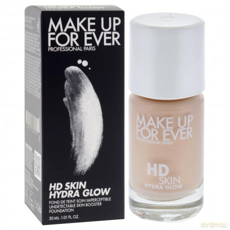 Make Up For Ever Hydrating and brightening make-up HD Skin Hydra Glow (Skin Booster Foundation) 30 ml - Shade: 1R02 dla kobiety