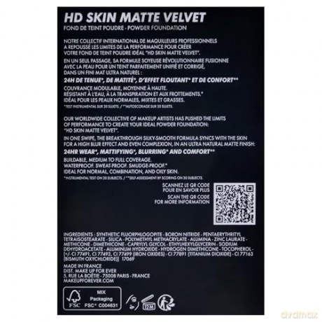 Make Up For Ever Compact make-up HD Skin (Powder Foundation) 11 g - Shade: 1N06 Porcelain dla kobiety