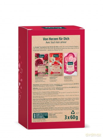 Kneipp Gift set of bath salts for you 3 x 60 g dla kobiety