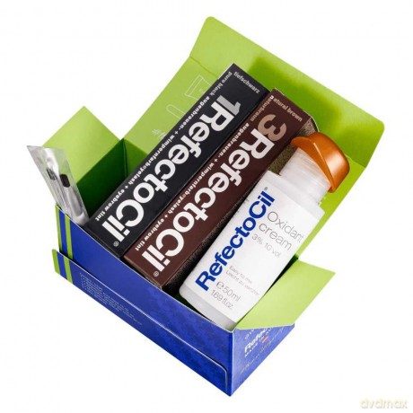 Refectocil Starter set for dyeing eyebrows and eyelashes Colors Mini dla kobiety