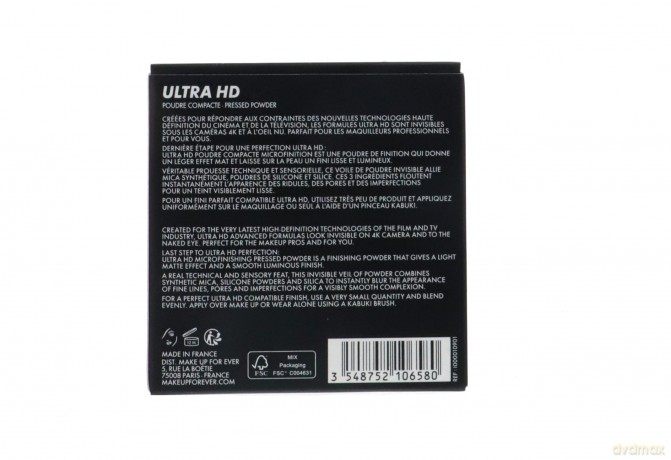 Make Up For Ever Fixing powder Ultra HD (Pressed Powder) 6.2 g - Shade: 01 Translucent dla kobiety