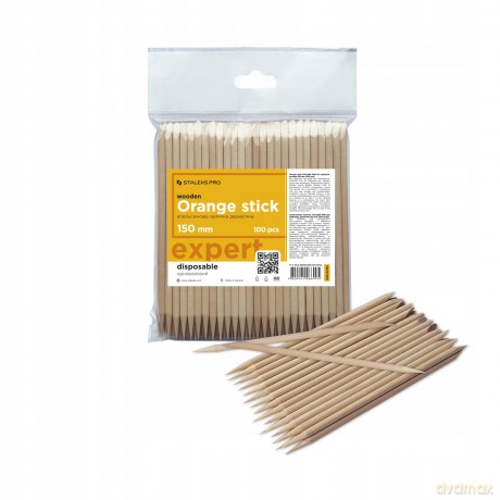 STALEKS Orange Expert manicure sticks (Wooden Stick) 150 mm - Variant: 100 ks dla kobiety