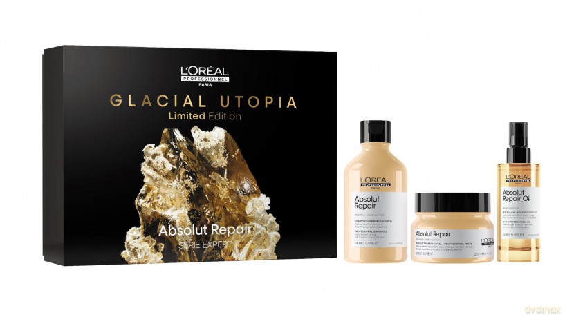 L´Oréal Professionnel Glacial Utopia Absolut Repair hair care gift set dla kobiety