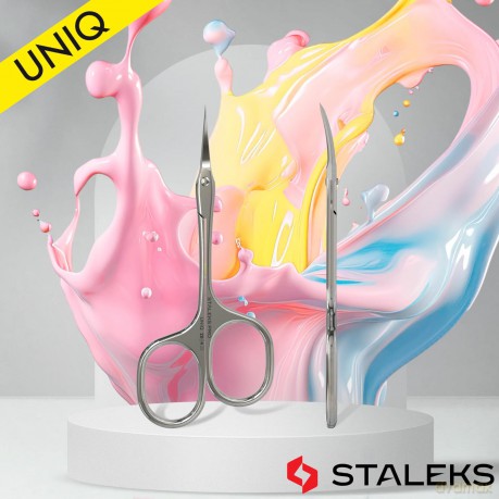 STALEKS Cuticle scissors Asymmetric Uniq 20 Type 4 (Professional Cuticle Scissors) unisex