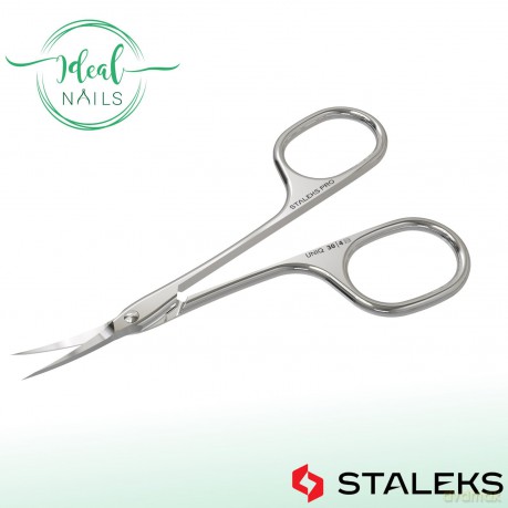 STALEKS Cuticle scissors Asymmetric Uniq 30 Type 4 (Professional Cuticle Scissors) unisex