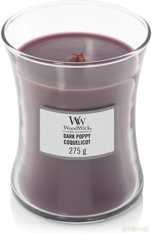 WoodWick Scented candle vase medium Dark Poppy 275 g unisex