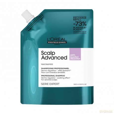 L´Oréal Professionnel Shampoo for sensitive scalp Scalp Advanced Anti-Discomfort Dermo (Regulator Shampoo) - Volume: 500 ml dla kobiety