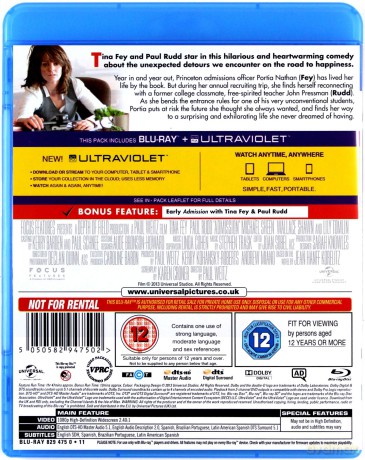 Admission (Czas Na Miłość) [Blu-Ray]