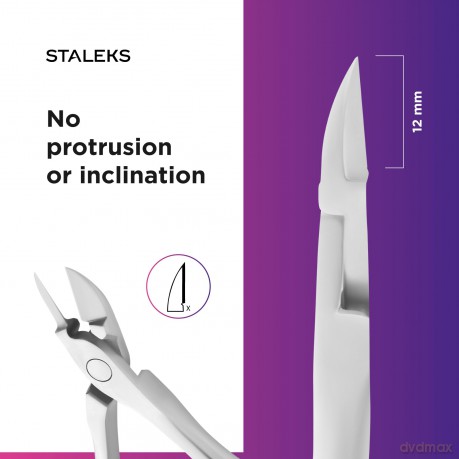STALEKS Professional nail nippers Expert 60 12 mm (Professional Nail Nippers) unisex