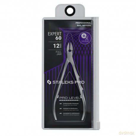 STALEKS Professional nail nippers Expert 60 12 mm (Professional Nail Nippers) unisex