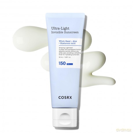COSRX Moisturizing skin cream for tanning SPF 50 Ultra Light (Invisible Sunscreen) 50 ml dla kobiety