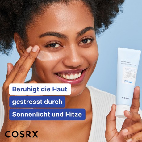 COSRX Moisturizing skin cream for tanning SPF 50 Ultra Light (Invisible Sunscreen) 50 ml dla kobiety
