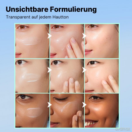 COSRX Moisturizing skin cream for tanning SPF 50 Ultra Light (Invisible Sunscreen) 50 ml dla kobiety