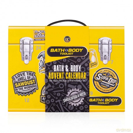 Accentra Bath and Body Toolkit Kalendarz Adwentowy dla mężczyzny