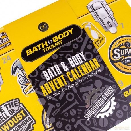 Accentra Bath and Body Toolkit Kalendarz Adwentowy dla mężczyzny