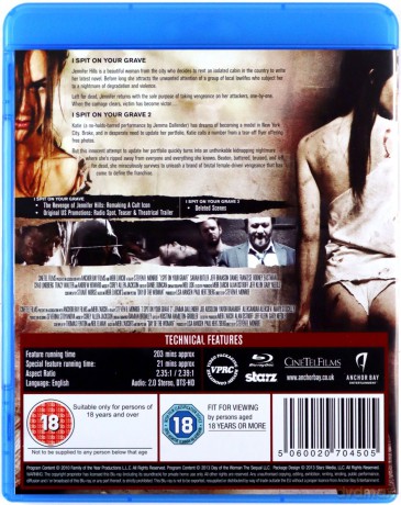 I Spit On Your Grave / I Spit On Your Grave 2 (Bez Litości / I Spit On Your Grave 2) [2Blu-ray]