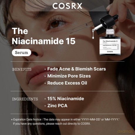COSRX Skin serum The Niacinamide 15 (Serum) 20 ml dla kobiety