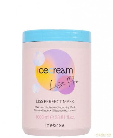 Inebrya Smoothing hair mask Ice Cream Liss Pro (Liss Perfect Mask) 1000 ml dla kobiety