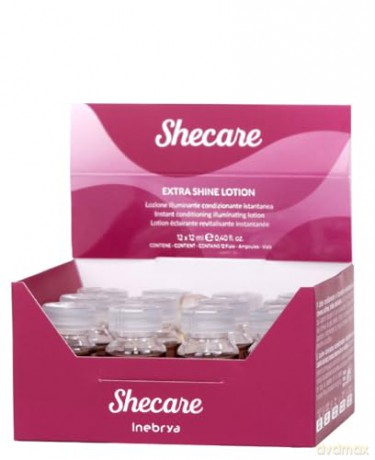 Inebrya Conditioner for immediate radiance Shecare (Extra Shine Lotion) 12 x 12 ml dla kobiety