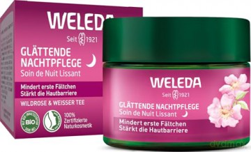 Weleda Brightening night cream Wild rose and white tea (Smoothing Night Cream) 40 ml dla kobiety