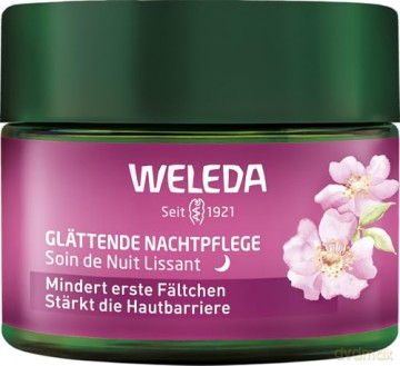 Weleda Brightening night cream Wild rose and white tea (Smoothing Night Cream) 40 ml dla kobiety