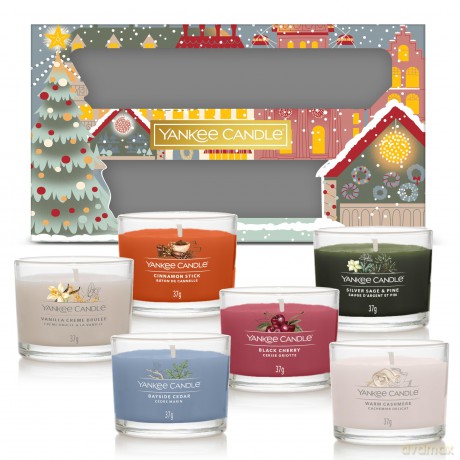 Yankee Candle Gift set of votive candles in glass 6 pcs unisex