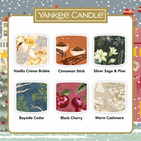 Yankee Candle Gift set of votive candles in glass 6 pcs unisex